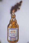 After Banksy, 'Tesco Value Petrol Bomb', poster print, 16½" x 23½"