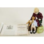 A Royal Doulton limited edition figure 'The Girl Evacuee' no.7823 from the 'Children of the Blitz'