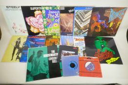 A large collection of vinyl LPs and 7" covering various genres, to include 'The Sex Pistols - Live