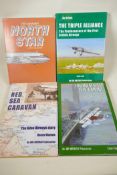 Four volumes 'Red Sea Caravan the Aden Airways Story', 'Highways to Empire', 'The Triple