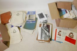 A quantity of paperwork journals and photographs relating mainly to the Air Training Corps