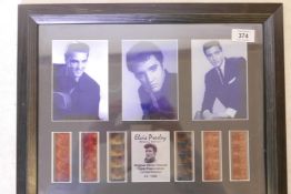 An Elvis Presley Limited Edition presentation of original 35mm film cells from Viva Las Vegas,