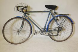 A Hobbs of Barbican twelve speed Bally geared road bicycle