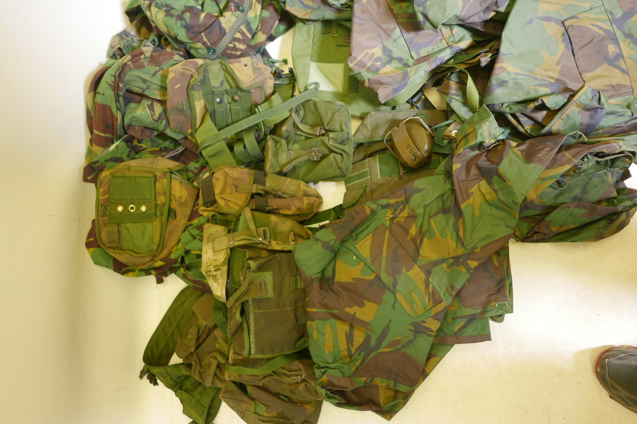 A large quantity of British Army uniforms and equipment including waterproofs, three boxes - Image 2 of 4