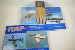 Seven volumes relating to the Royal Air Force, two volumes Royal Air Force Training and Support