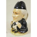 A Bovey Pottery limited edition Dr Who series character jug modelled as William Hartnell (the