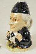 A Bovey Pottery limited edition Dr Who series character jug modelled as William Hartnell (the
