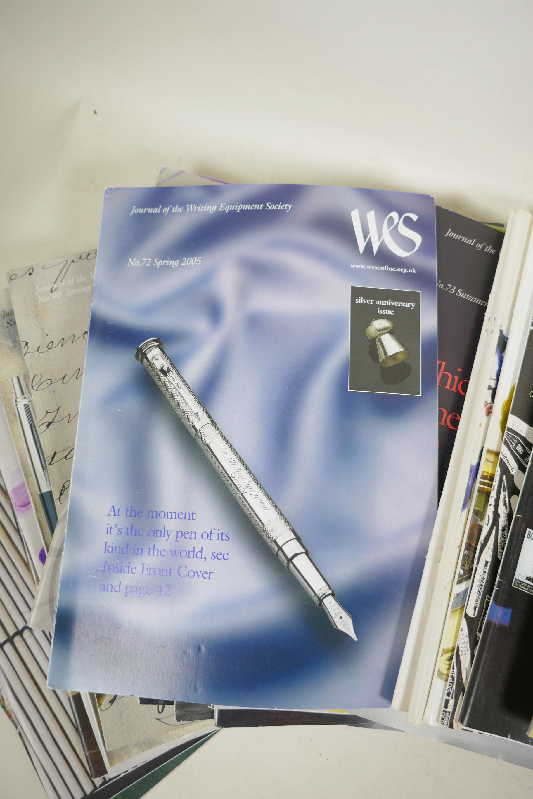 A large collection of the 'Journal of the Writing Equipment Society' magazines, with issues - Image 4 of 6