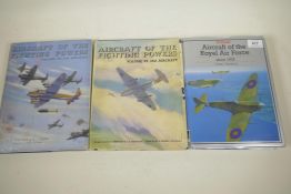 Aircraft of the Royal Air Force since 1918 by Owen Thetford, together with two volumes of '
