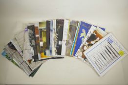 A large collection of the 'Journal of the Writing Equipment Society' magazines, with issues