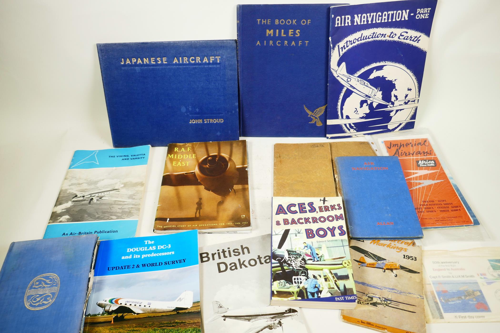 A quantity of aviation related booklets and magazines including Japanese aircraft and Miles Aircraft