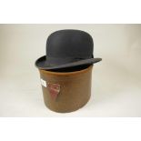 A Dunn and Co bowler hat