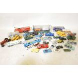 A collection of die cast model vehicles including Dinky, Corgi etc