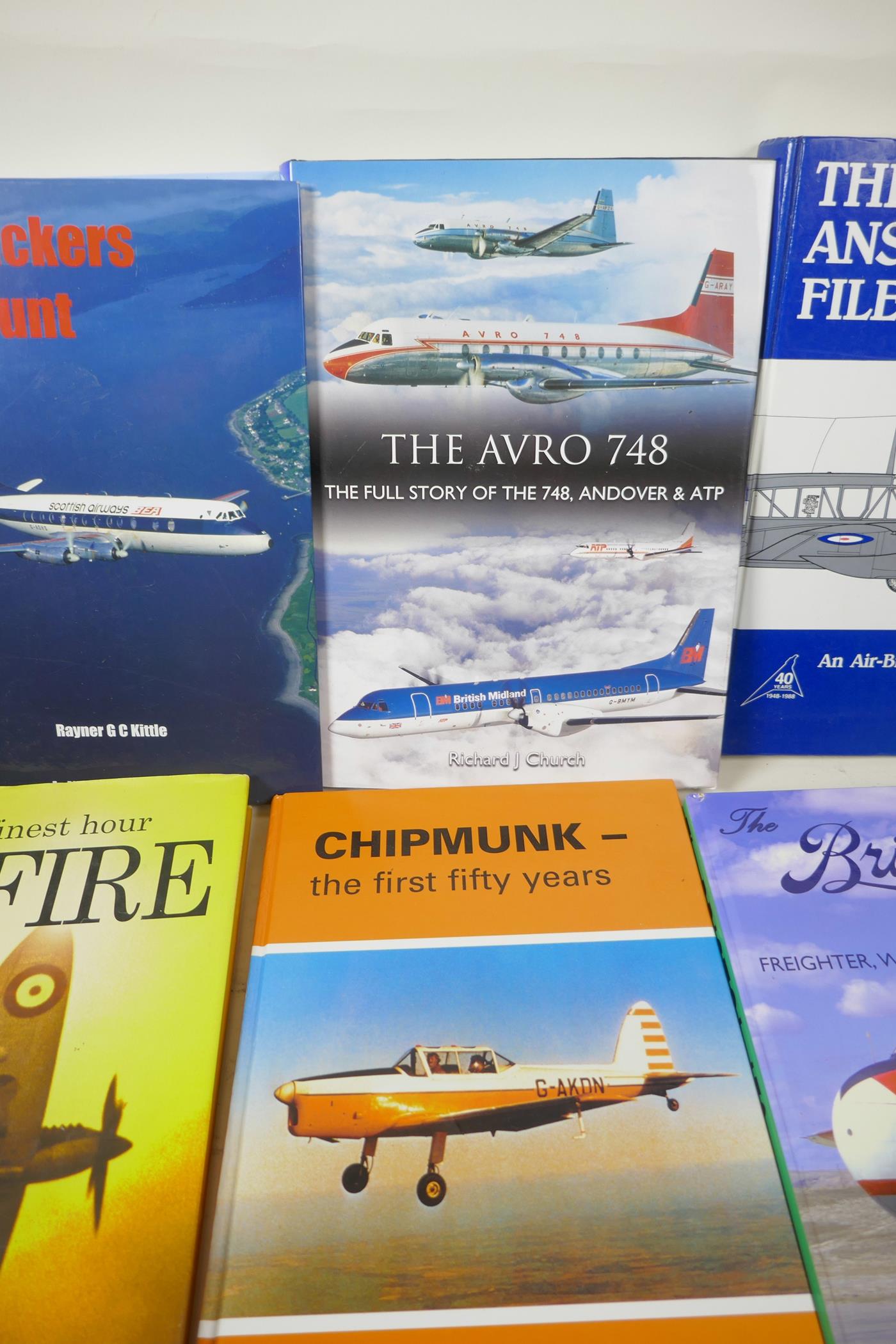 Eight volumes of aircraft specific books, the Anson File, the Oxford Consul and Envoy File, Chipmunk - Image 4 of 5