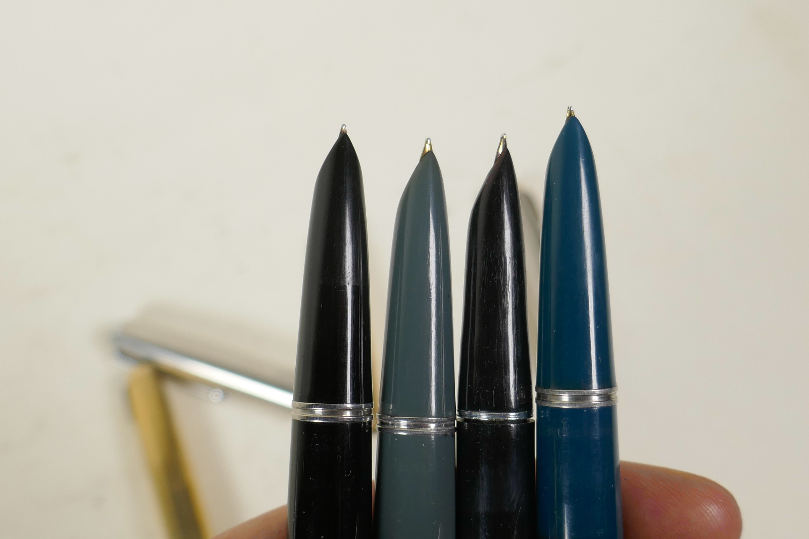 A collection of nine Parker '51' fountain pens, 5½" long - Image 3 of 3