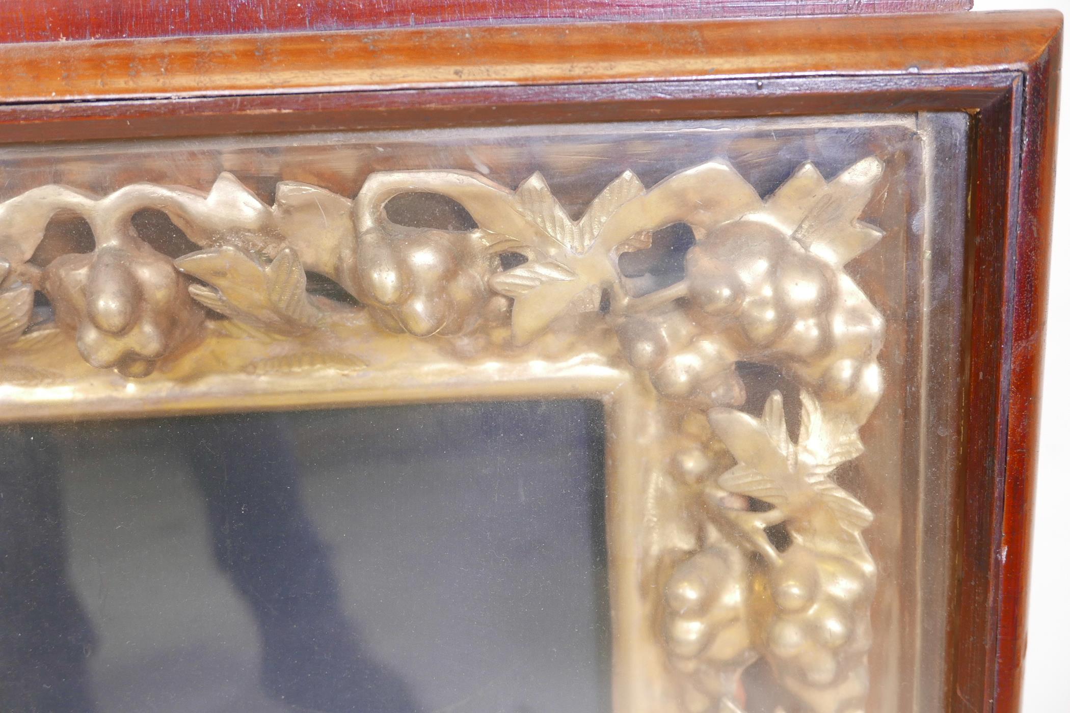 A C19th Russian Baltic State pine and gilt Kiot/icon frame, 26" x 34½", rebate 14¾" x 17¾" - Image 2 of 6