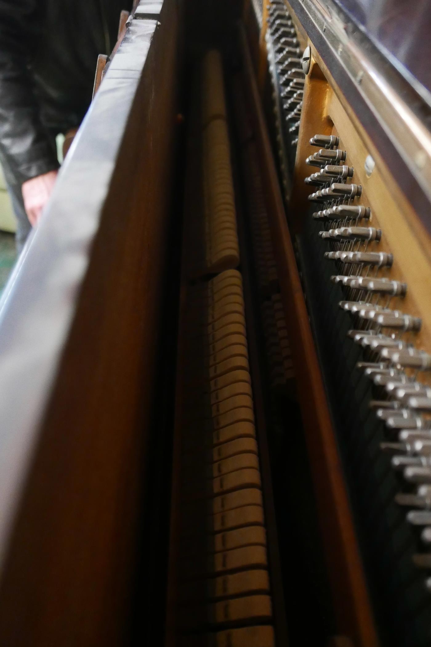 A John Brinsmead and Sons upright piano, with a rosewood case and iron frame, 56" x 26" x 51" - Image 6 of 6