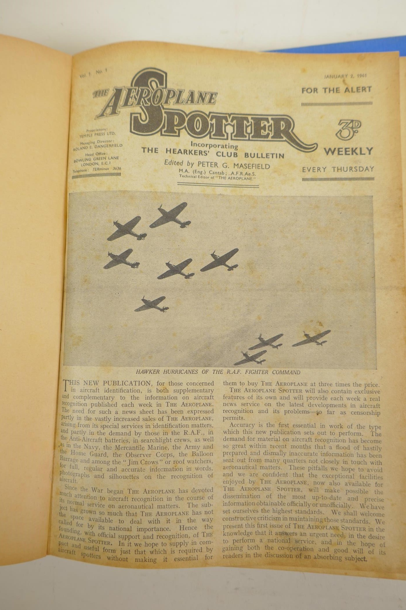 Three bound volumes, The Aeroplane Spotter magazine, 1941-1943-1944 - Image 3 of 3