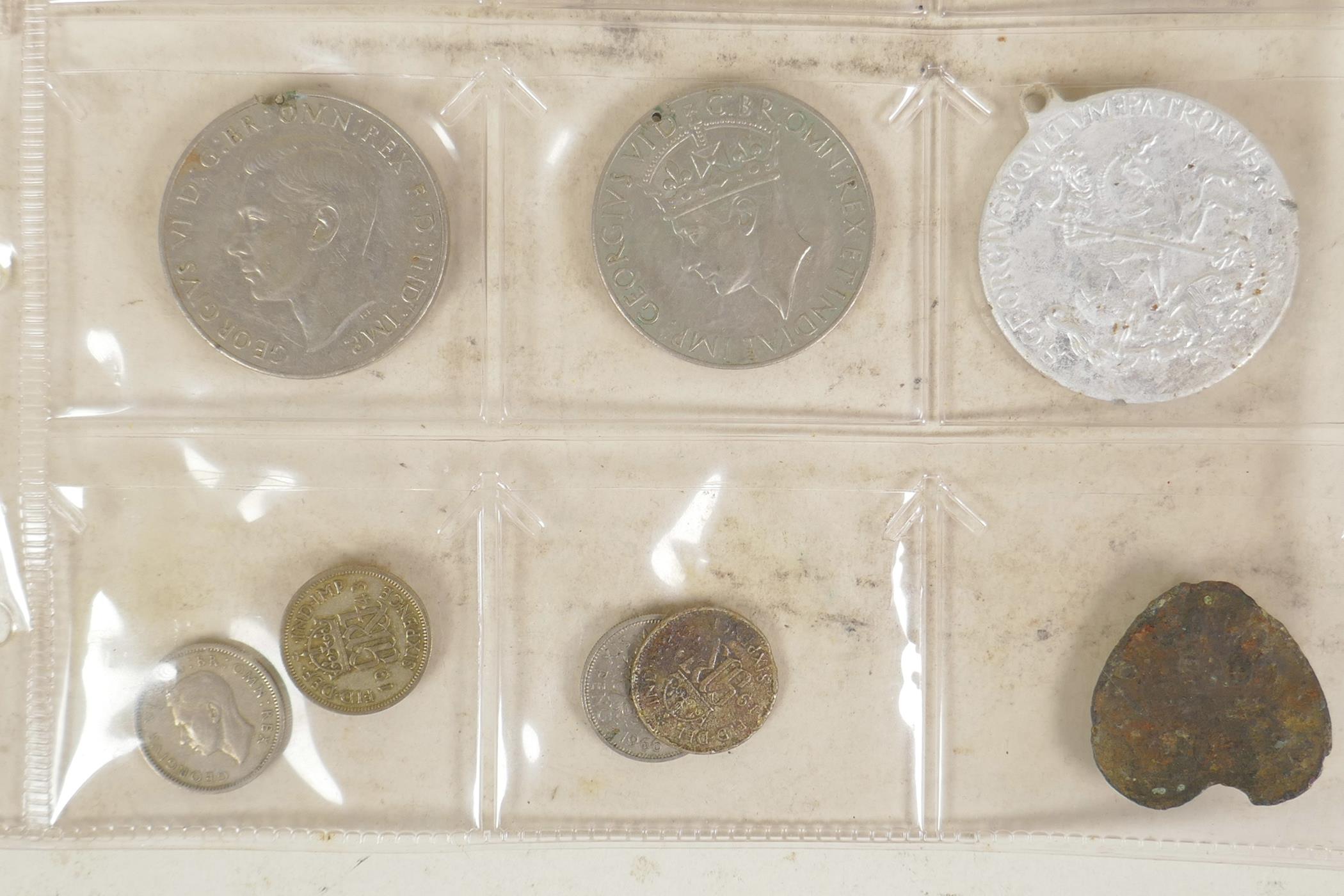 A quantity of assorted early coins and medals etc, some silver, mostly Bristol - Image 5 of 7