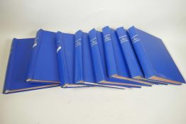 Nine volumes of bound Air Pictorial Magazines, 1950-1958