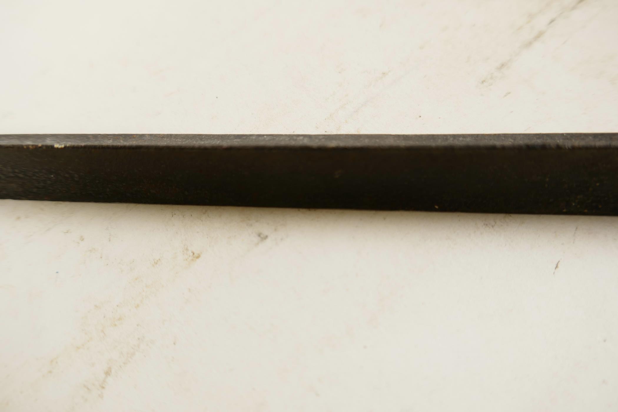 A possible 'Brown Bess' socket bayonet from the early C19th, total length 20", length of blade - Image 7 of 8