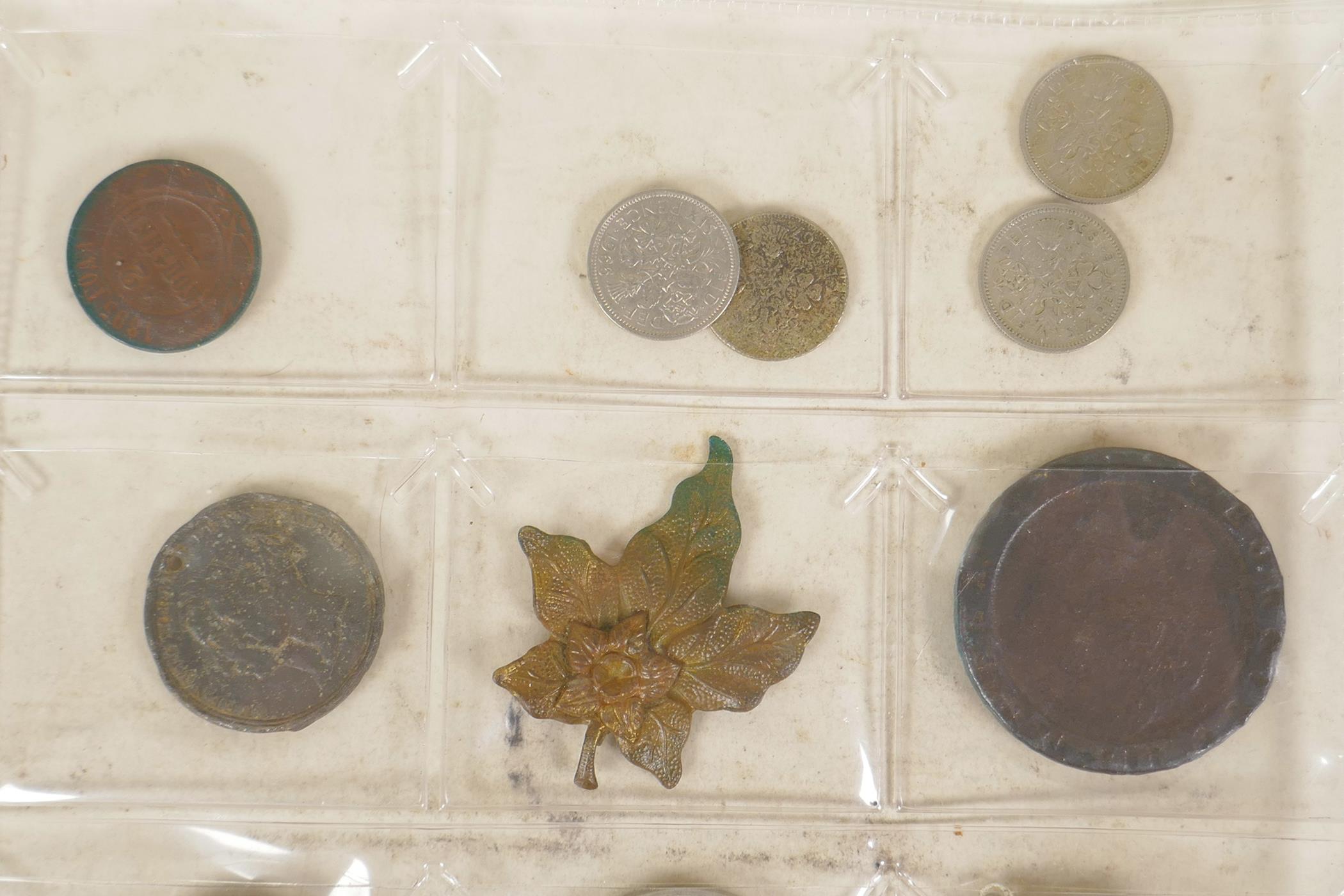 A quantity of assorted early coins and medals etc, some silver, mostly Bristol - Image 4 of 7