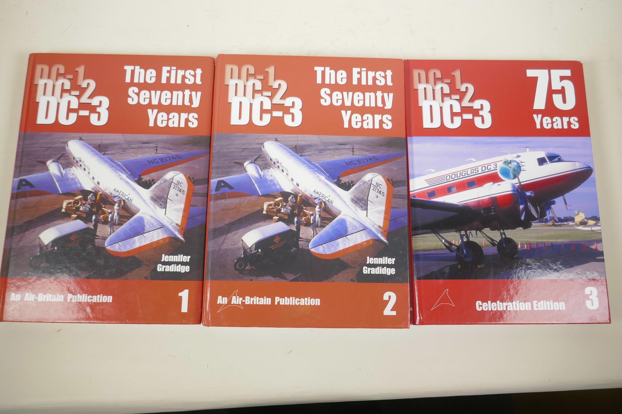 Three volumes, 'DC1, DC2 and DC3', the first 70 years and 75 years