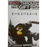 After Banksy, 'Exit through the Gift Shop' film poster, 16" x 23"