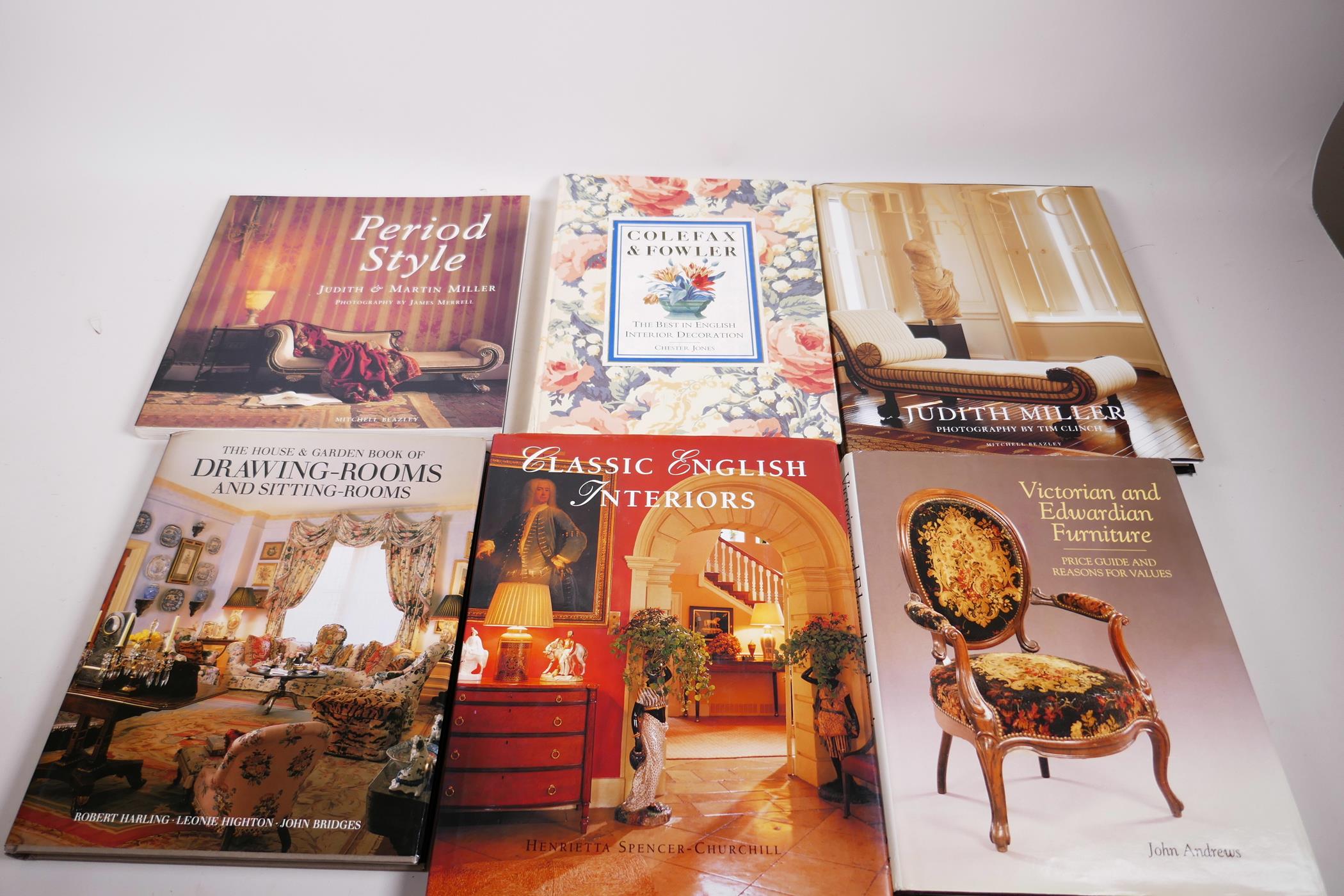 A selection of oversized coffee table books, covering classic English homes and interiors, including - Image 4 of 5