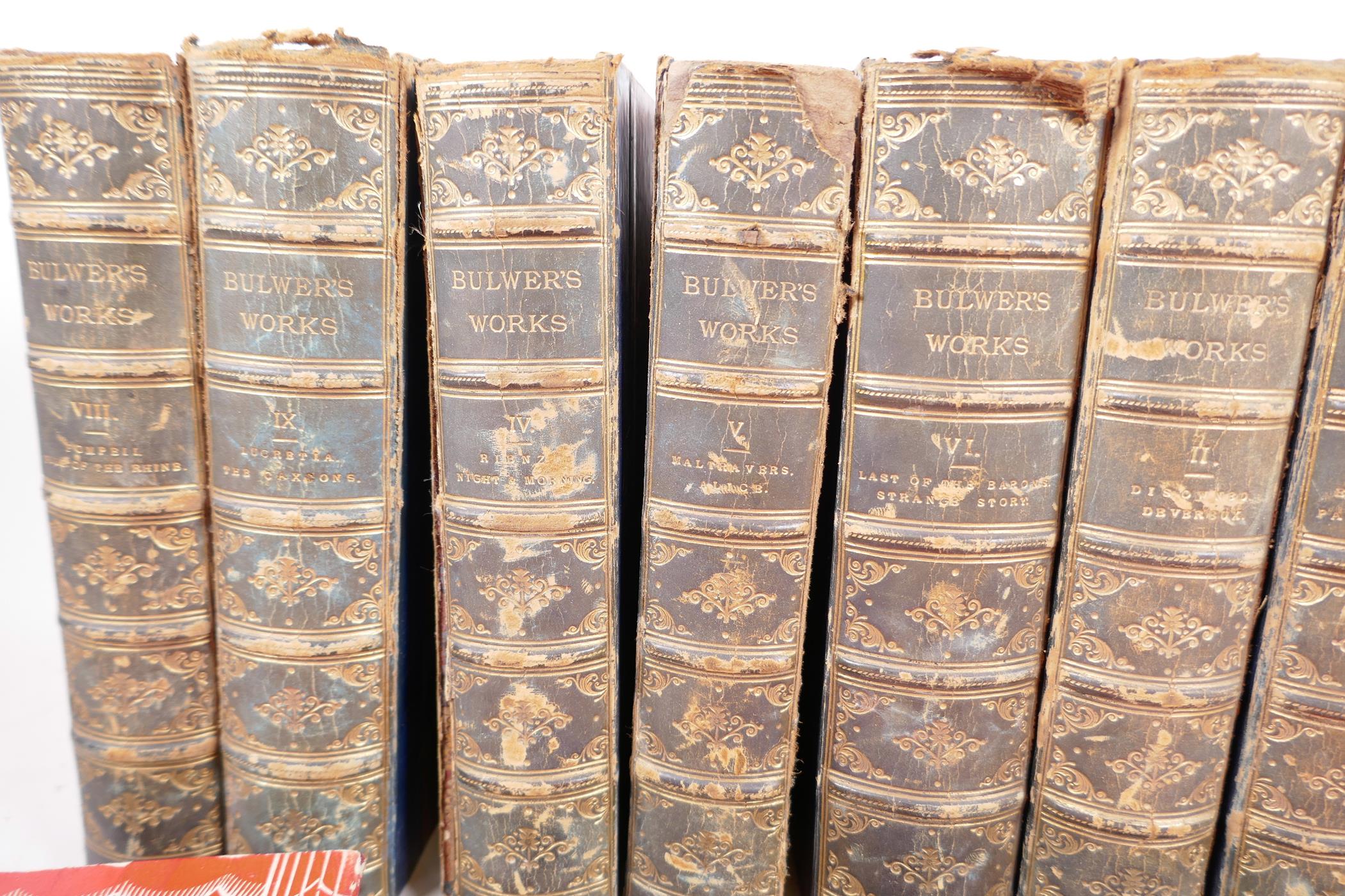 Bulwer's works, Novels and Romances of the Right Hon. Lord Lytton, George Routledge and Sons, compl - Image 4 of 5