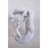 A boxed Lladro figure, 'Step by Step', 11½" high, comes with original box and packaging