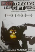 After Banksy, 'Exit through the Gift Shop' film poster, 16" x 23"