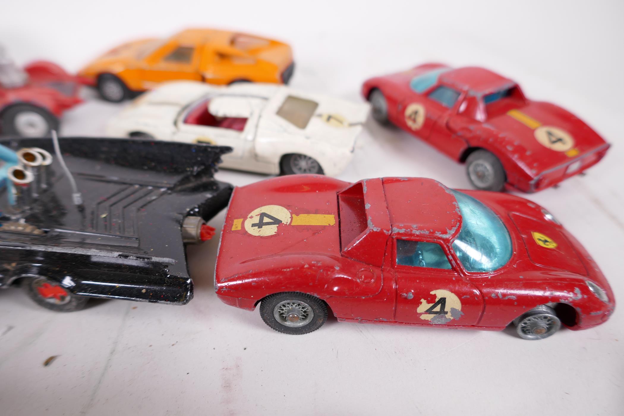 A quantity of vintage die cast model cars, Matchbox, Dinky, early Corgi, including Lesney, Jaguar - Image 7 of 9