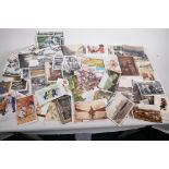 A collection of C19th and early C20th postcards, birthday, greeting, topographical and local