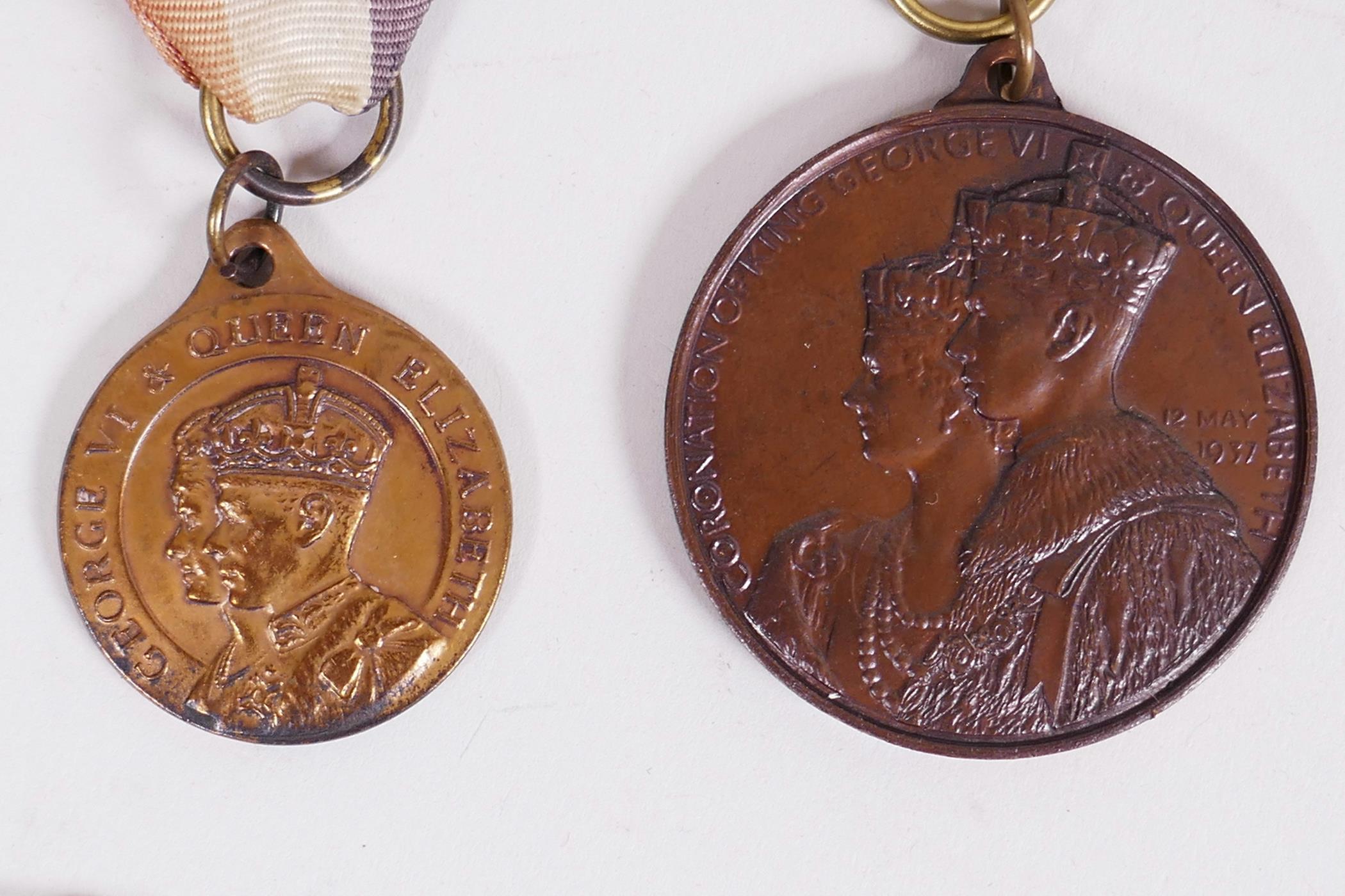 Twenty two 1937 commemorative coronation medals, in a variety of designs, materials and sizes, - Image 3 of 27