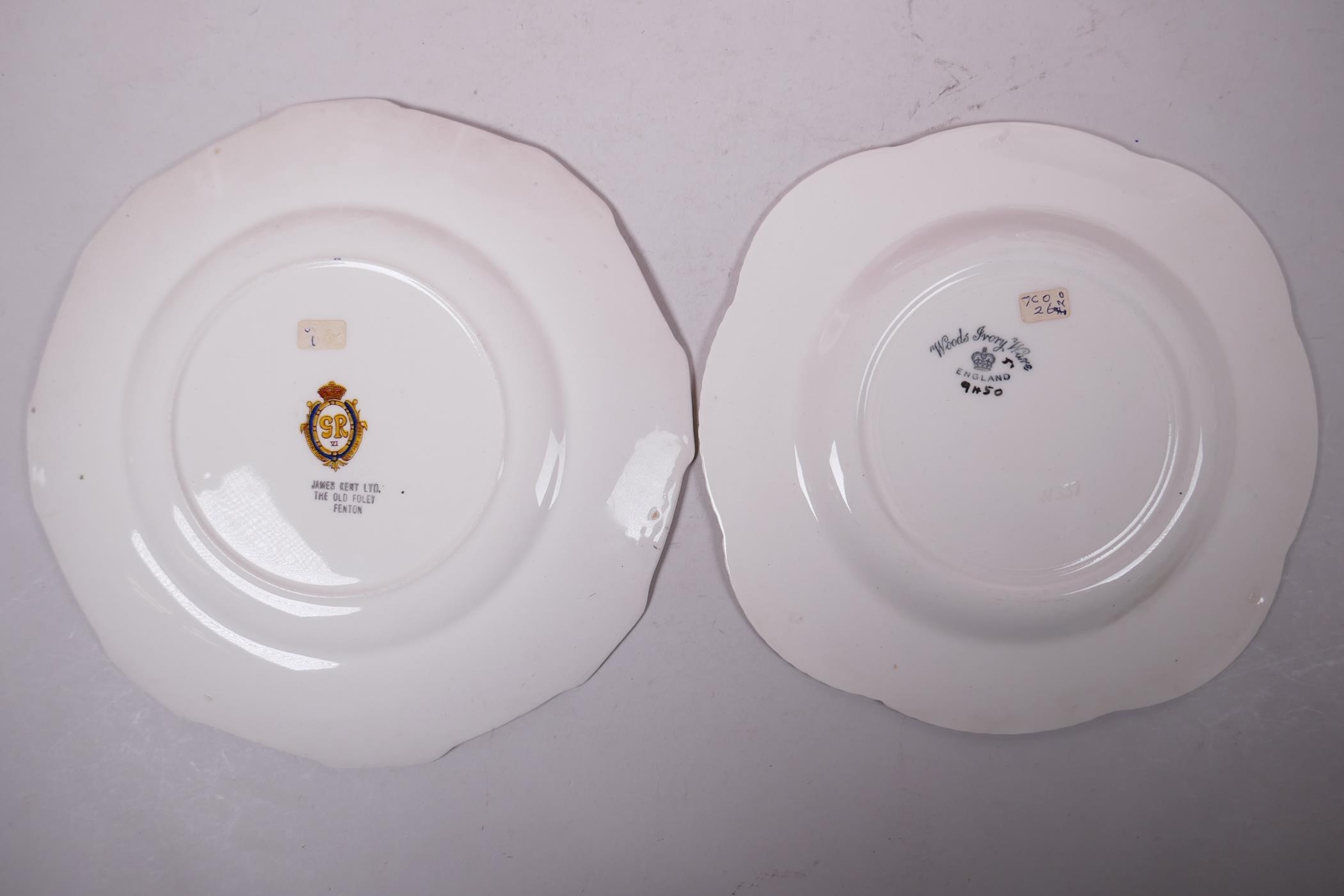Three decorative H & K Tunstall plates issued for the 1937 coronation of George VI plus others - Image 5 of 15