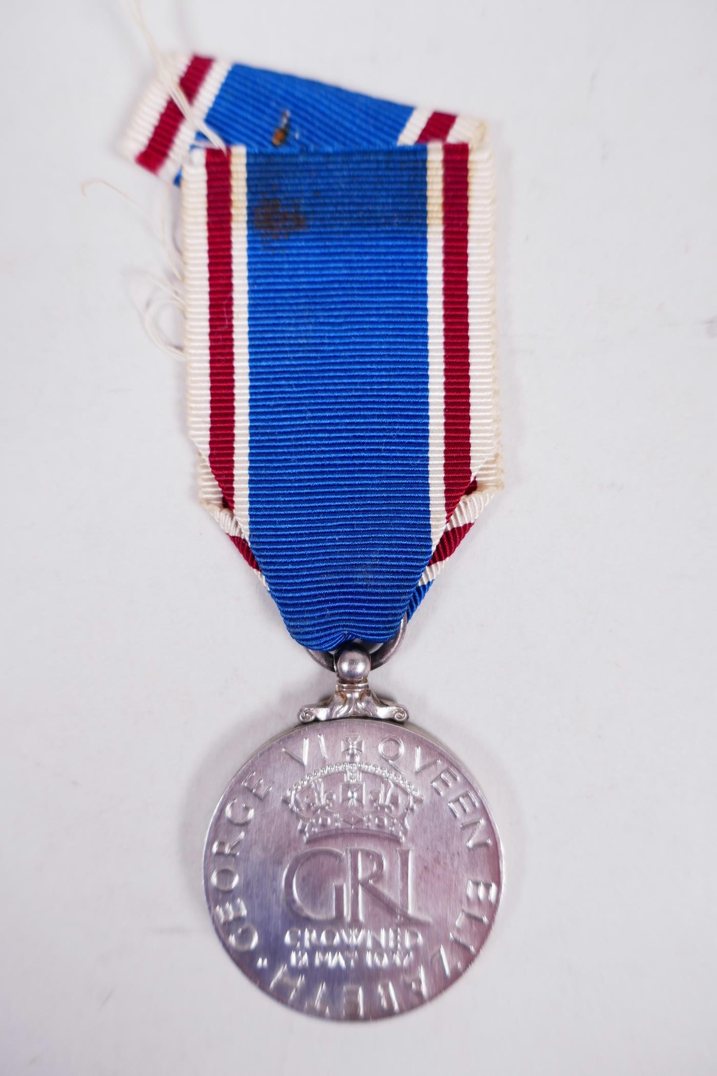 The Official 1937 Coronation Medal of George VI, solid silver medal (hallmarked) - Image 3 of 5