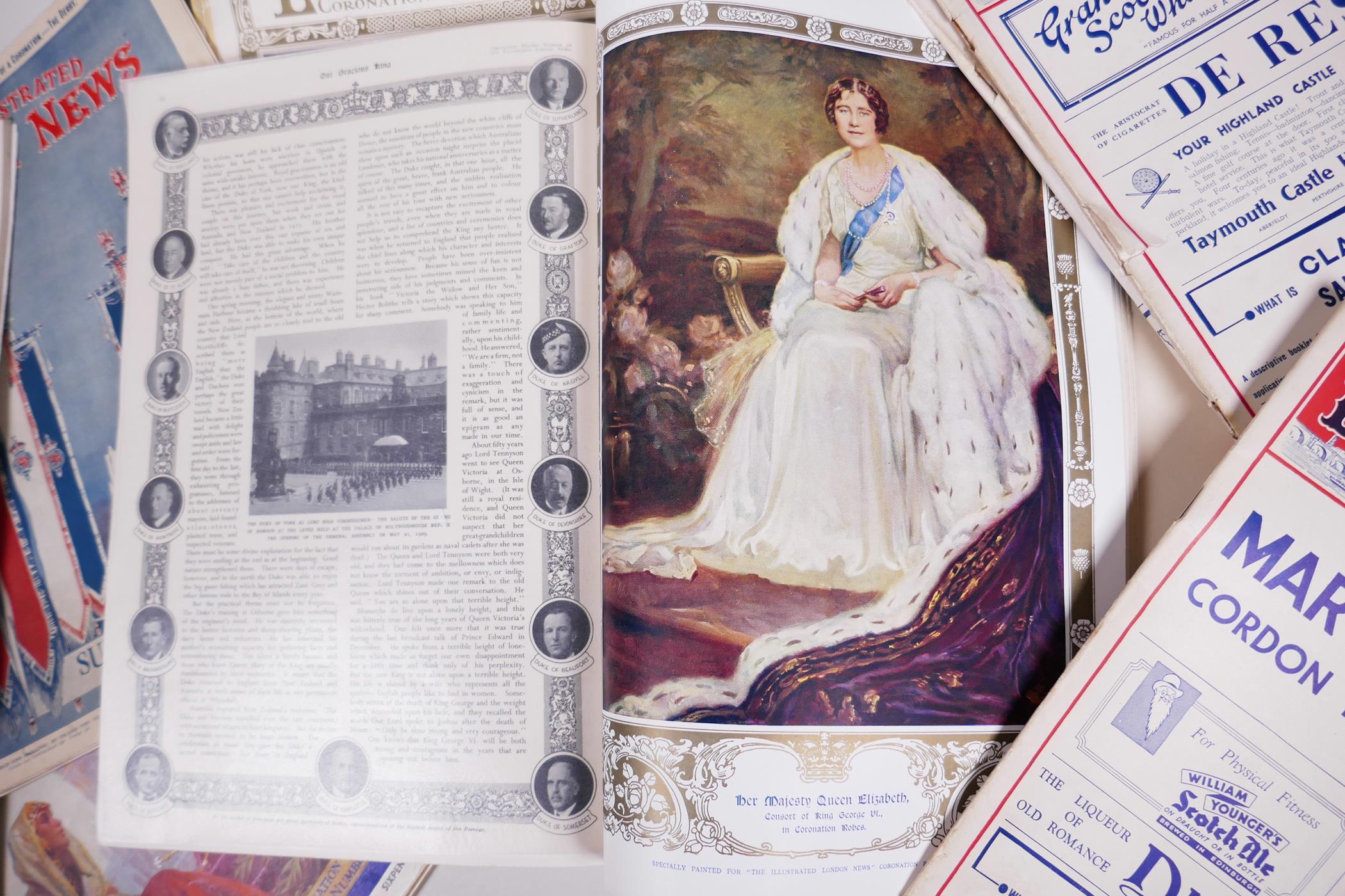 Ten issues of The Illustrated London News, including the Coronation Record Number 1937 - Image 2 of 6