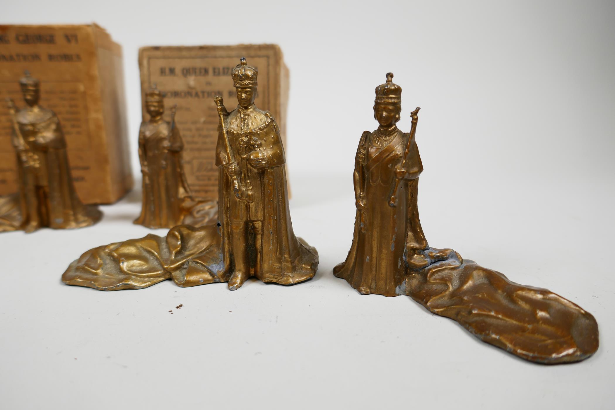 Eight rare W Britain Ltd hollow-cast lead figures commemorating the 1937 coronation - Image 3 of 12