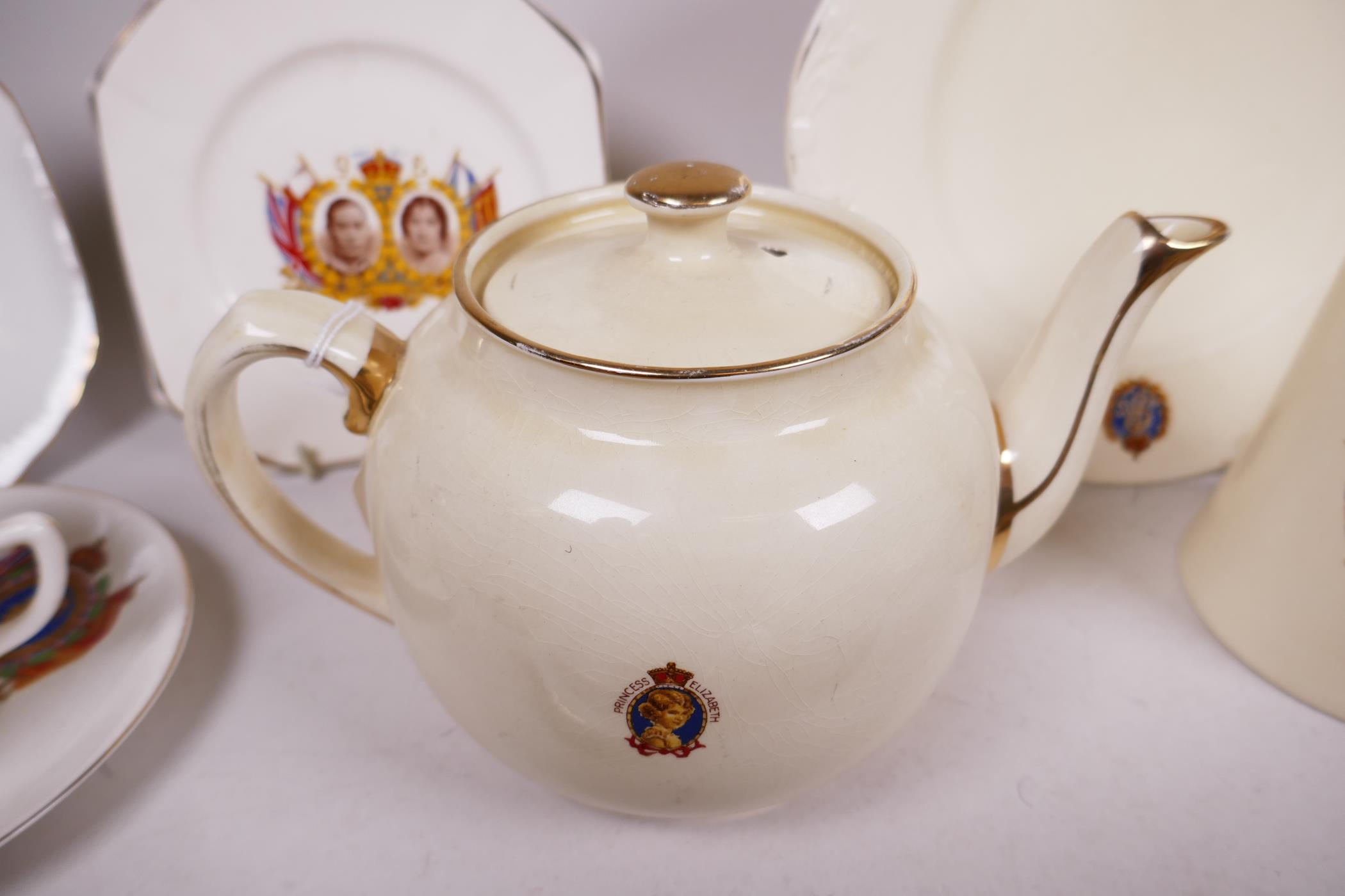 A large quantity of 1937 coronation commemorative tea ware, all with Royal portraits - Image 4 of 16