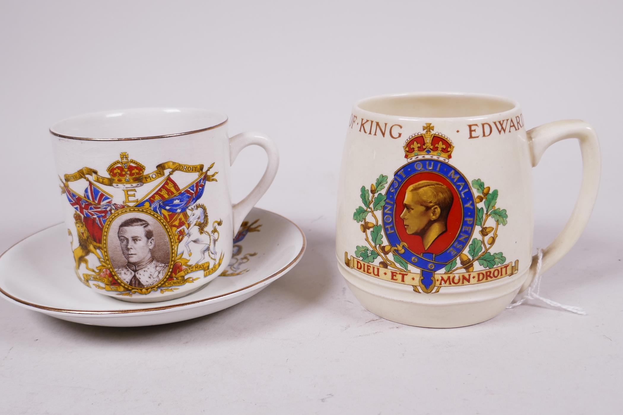 Rare commemoratives issued in 1936 for the Coronation of Edward VIII which did not take place - Image 8 of 10