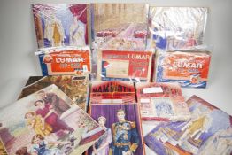 Various boxed and unboxed commemorative 1937 coronation jigsaw puzzles, mostly complete