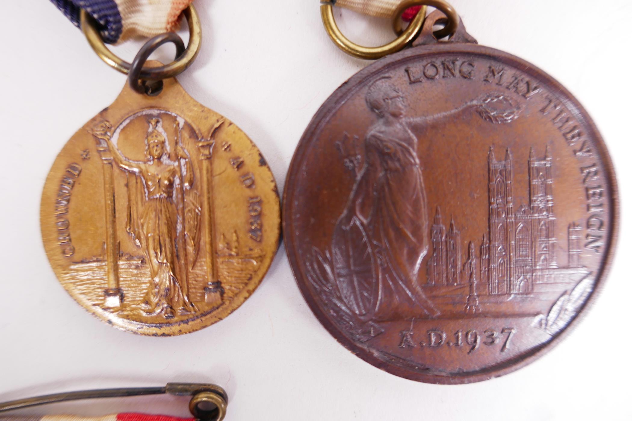 Twenty two 1937 commemorative coronation medals, in a variety of designs, materials and sizes, - Image 5 of 27