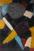 After Serge Poliakoff, abstract, oil on board, 19½" x 25½"