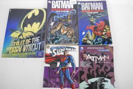 Five graphic novels, 'Batman' Knightfall parts 2 and 3, Batman 'The Court of Owls', Superman