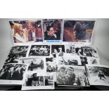 A quantity of film lobby cards, press photos etc