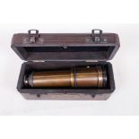A reproduction brass 'Dollond' marine telescope, boxed