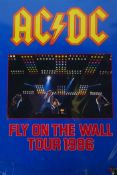 An AC/DC 'Fly on the Wall' World Tour 1986 official concert tour programme, 24 pages including tour