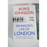 Four volumes: Johnson's life of London by Boris Johnson (signed edition), The Secret Garden by