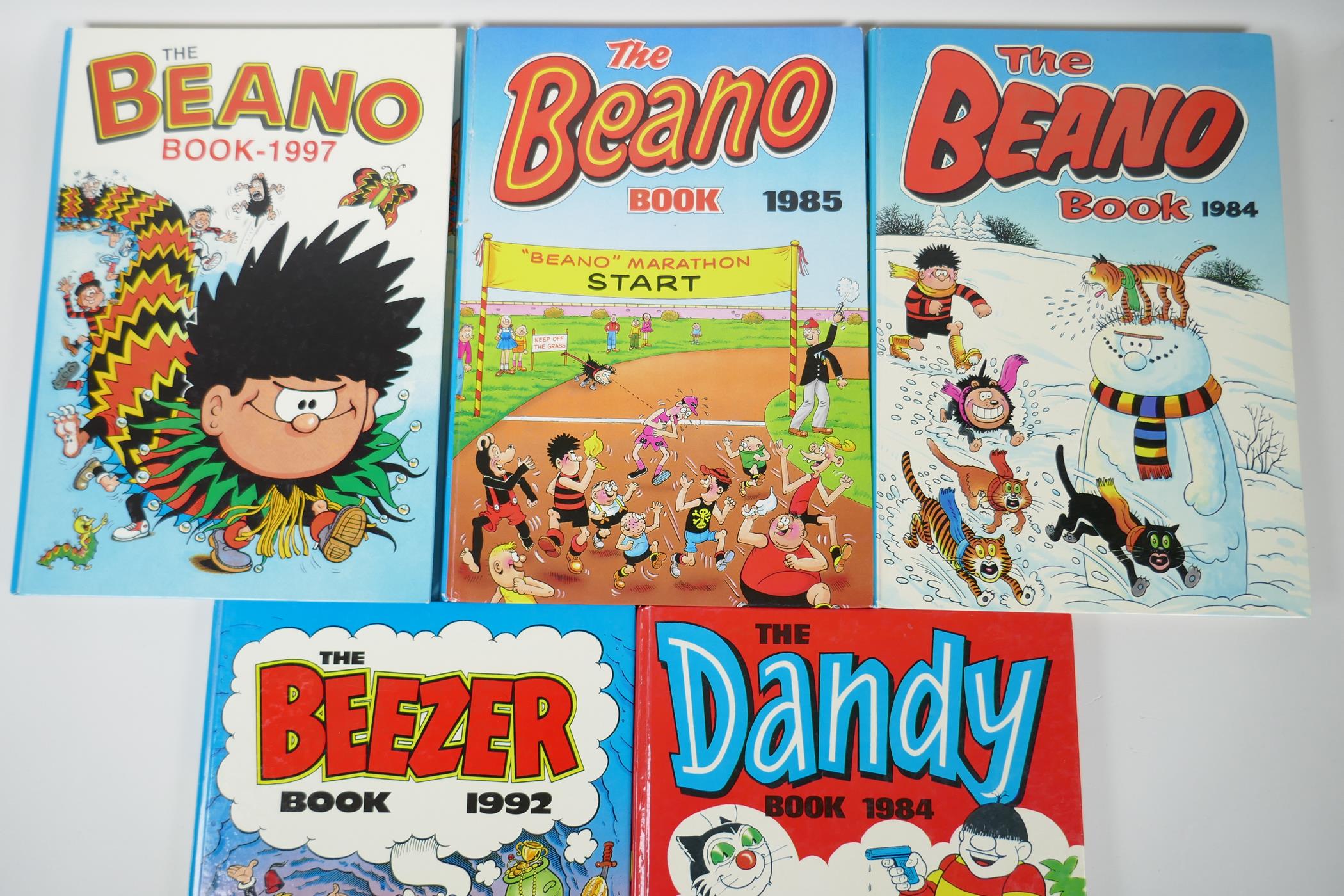 Four children's annuals, The Dandy 1984, The Beano 1984-85 and 1997, and The Beezer 1992 - Image 3 of 3